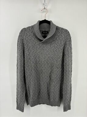 RW&CO. 10% Wool Blend Charcoal Turtleneck Sweater